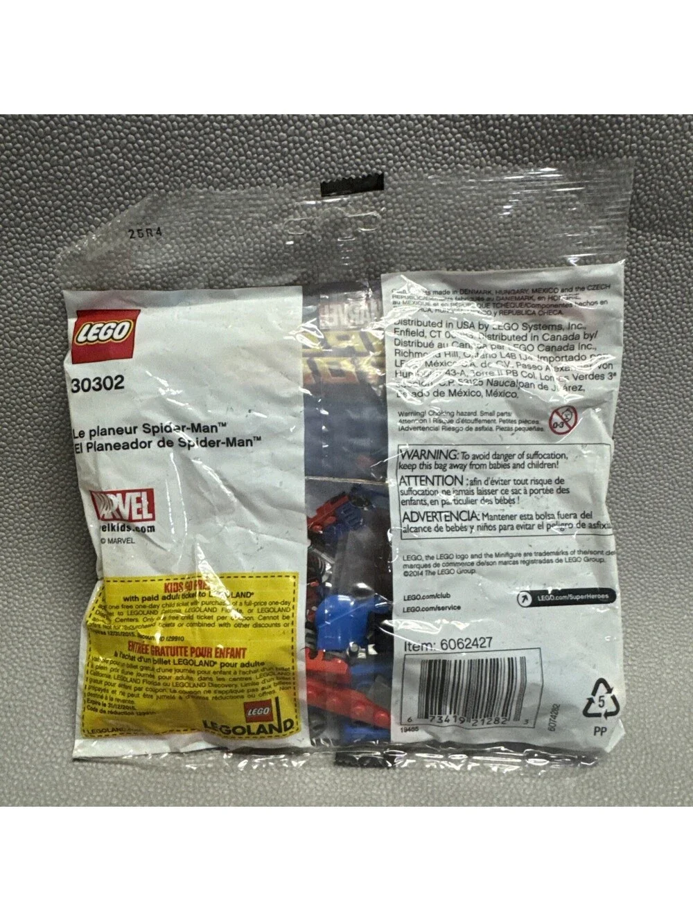 LEGO Marvel Superhero Spider-Man Glider (30302) Ultimate Spider Man Polybag 45pc